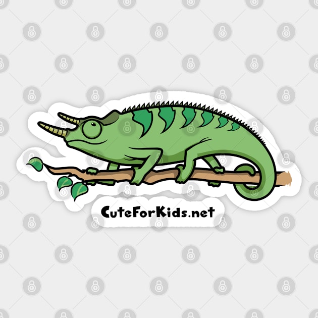 CuteForKids - Jackson's Chameleon - Branded Sticker by VirtualSG